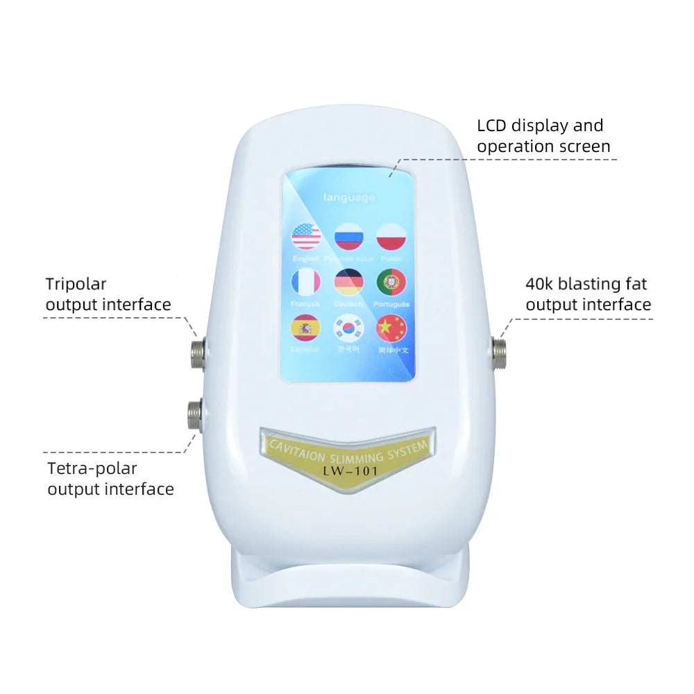 Professional Multi-Functional Body Slimming Massager with Advanced Spa-Grade Technology for Face and Body tightening