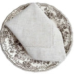 12 Pieces Flax Linen Cloth Napkin