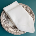 12 Pieces Flax Linen Cloth Napkin