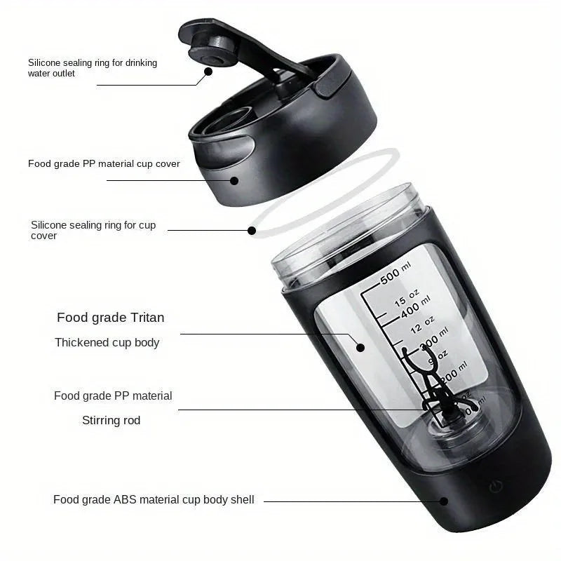Electric Automatic Protein Powder Mixing Bottle