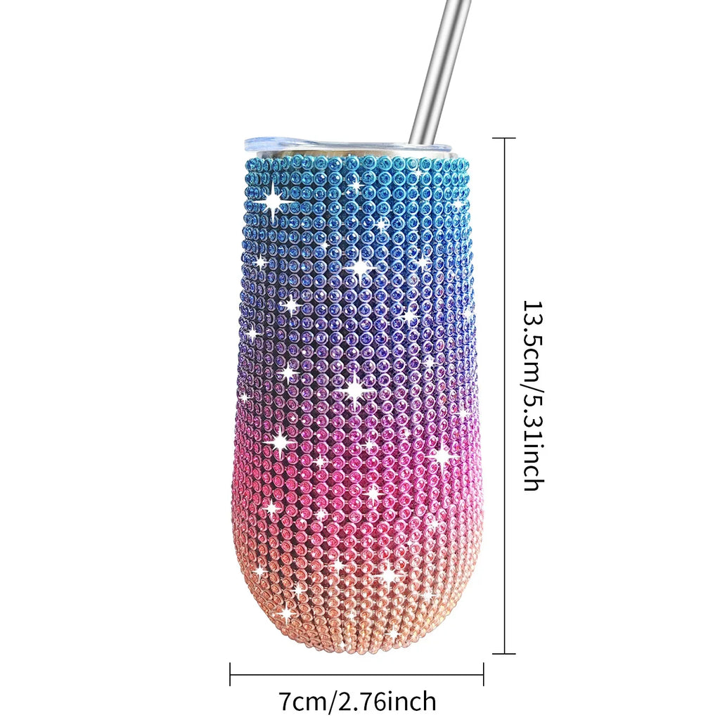 Rhinestone Wine Tumbler