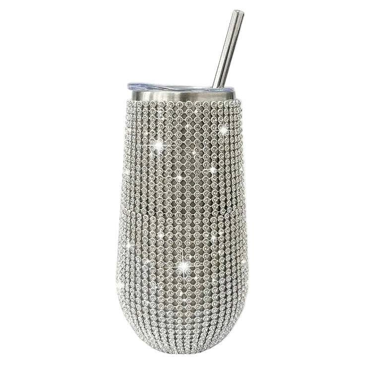 Rhinestone Wine Tumbler