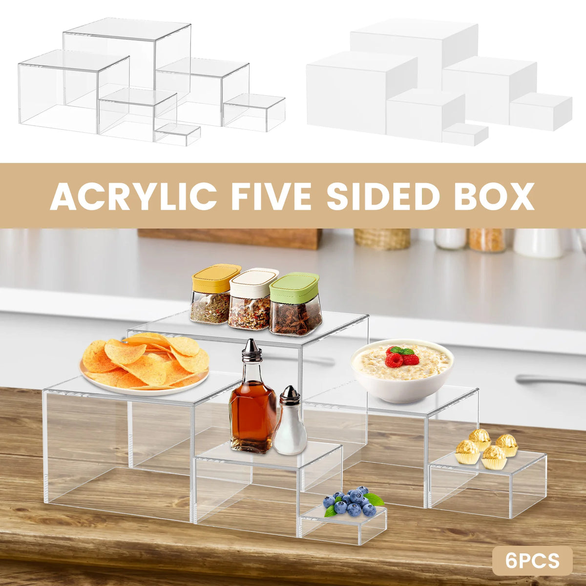Acrylic Buffet Riser
