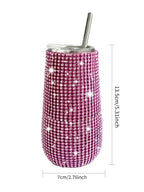 Rhinestone Wine Tumbler